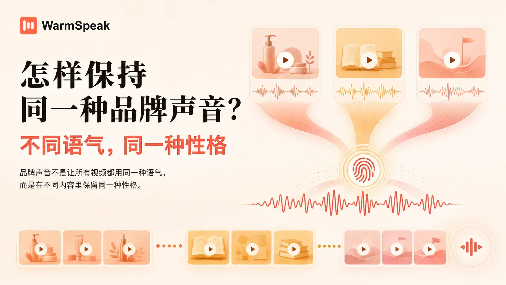 不同企业视频保持同一种品牌声音